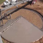 concrete pouring