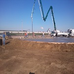 concrete pouring